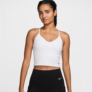 Nike Women's Dri Fit Indy White Bra Top NWT Size Large
